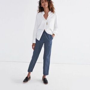 Madewell Women's Track Trousers in Ascot Tile Size Small